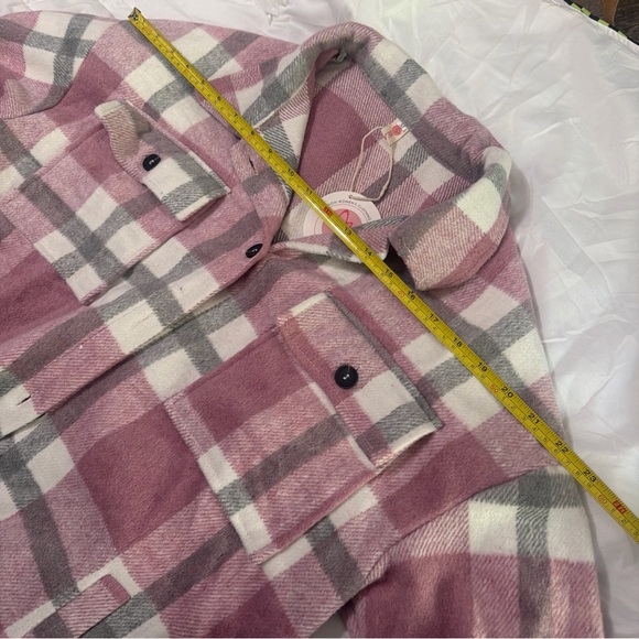 Beaully Women Casual Plaid Longsleeve Flannel ButtonDownPocketed |Size M |NWT|O1 - Picture 5 of 9